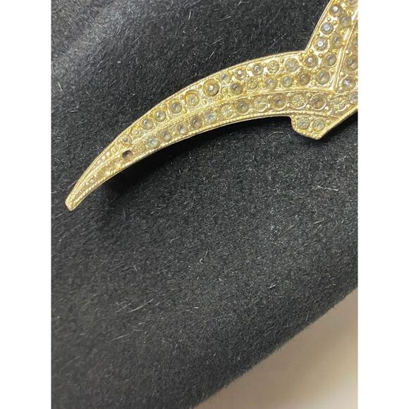 Vtg Norman Durana Womens Rhinestone Pillbox Hat‎ Black One Size - Picture 3 of 13